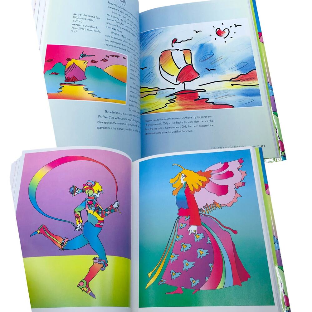 The Universe of Peter Max Signed Hardcover Book First Printing 2013 - Picture 12 of 13
